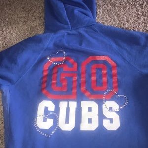 Victoria secret pink Chicago Cubs hoody L